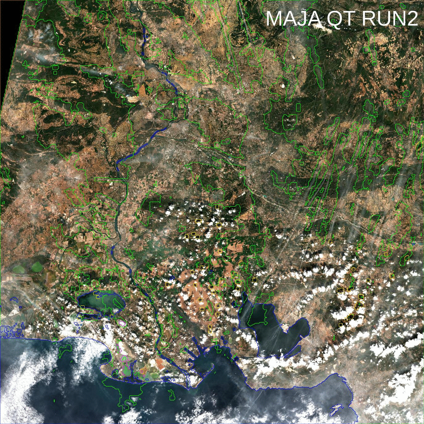 Maja atmospheric correction sample.